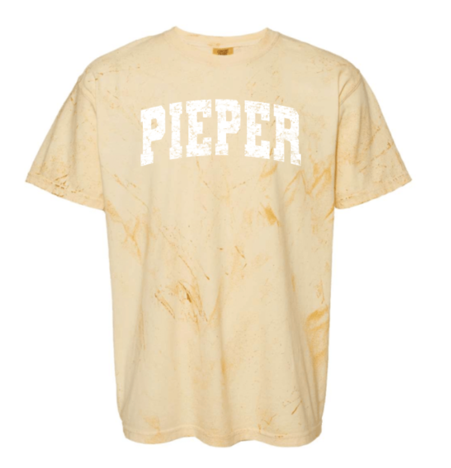 Pieper Collegiate Color Blast Boxy Tee