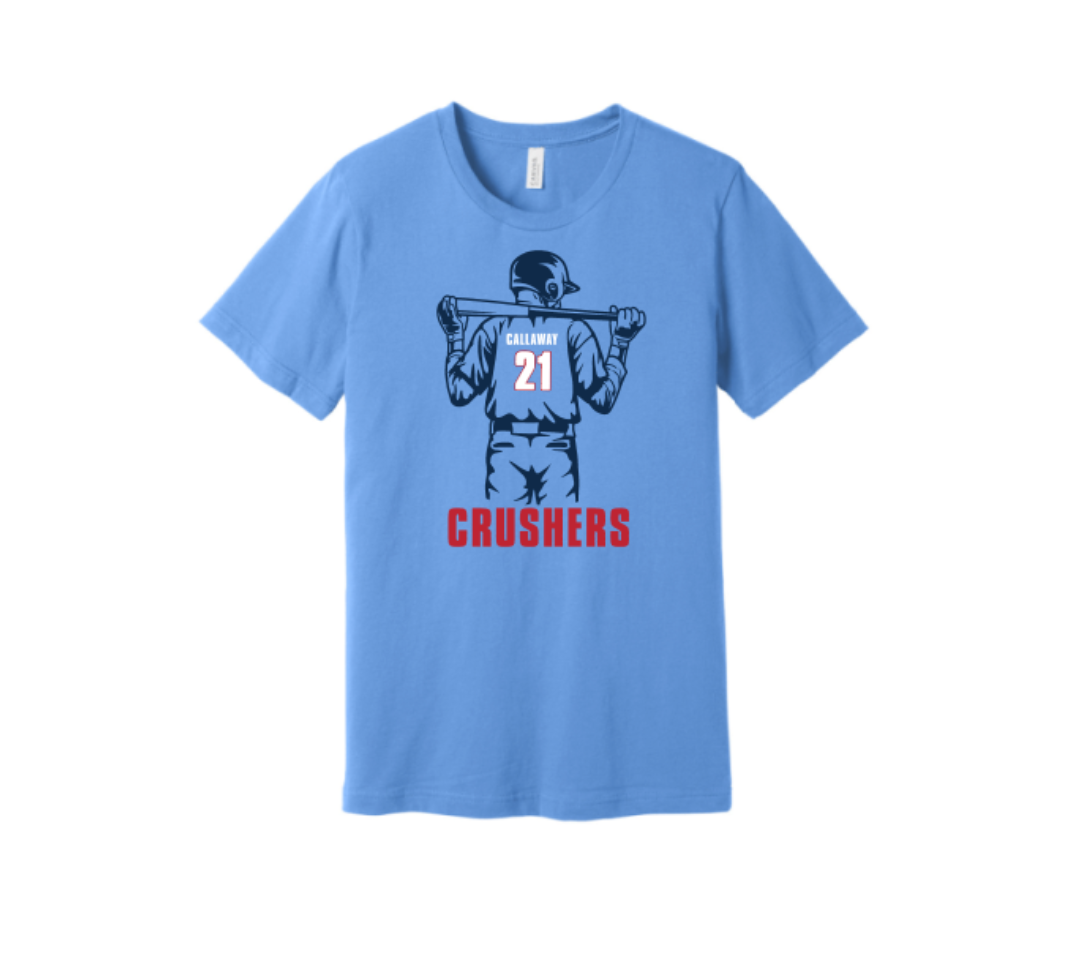 Custom Crushers Baseball Tee