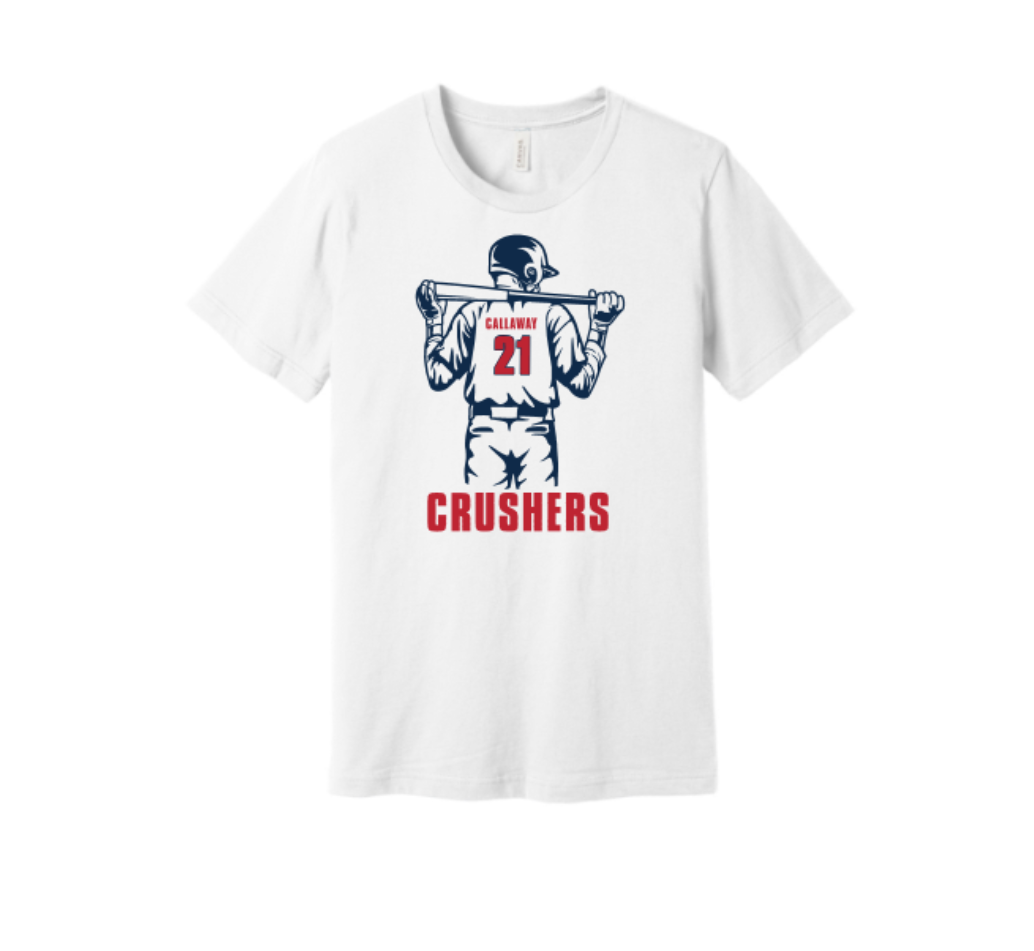 Custom Crushers Baseball Tee