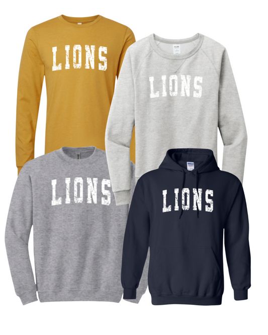 Adult Varsity Lions Long Sleeve
