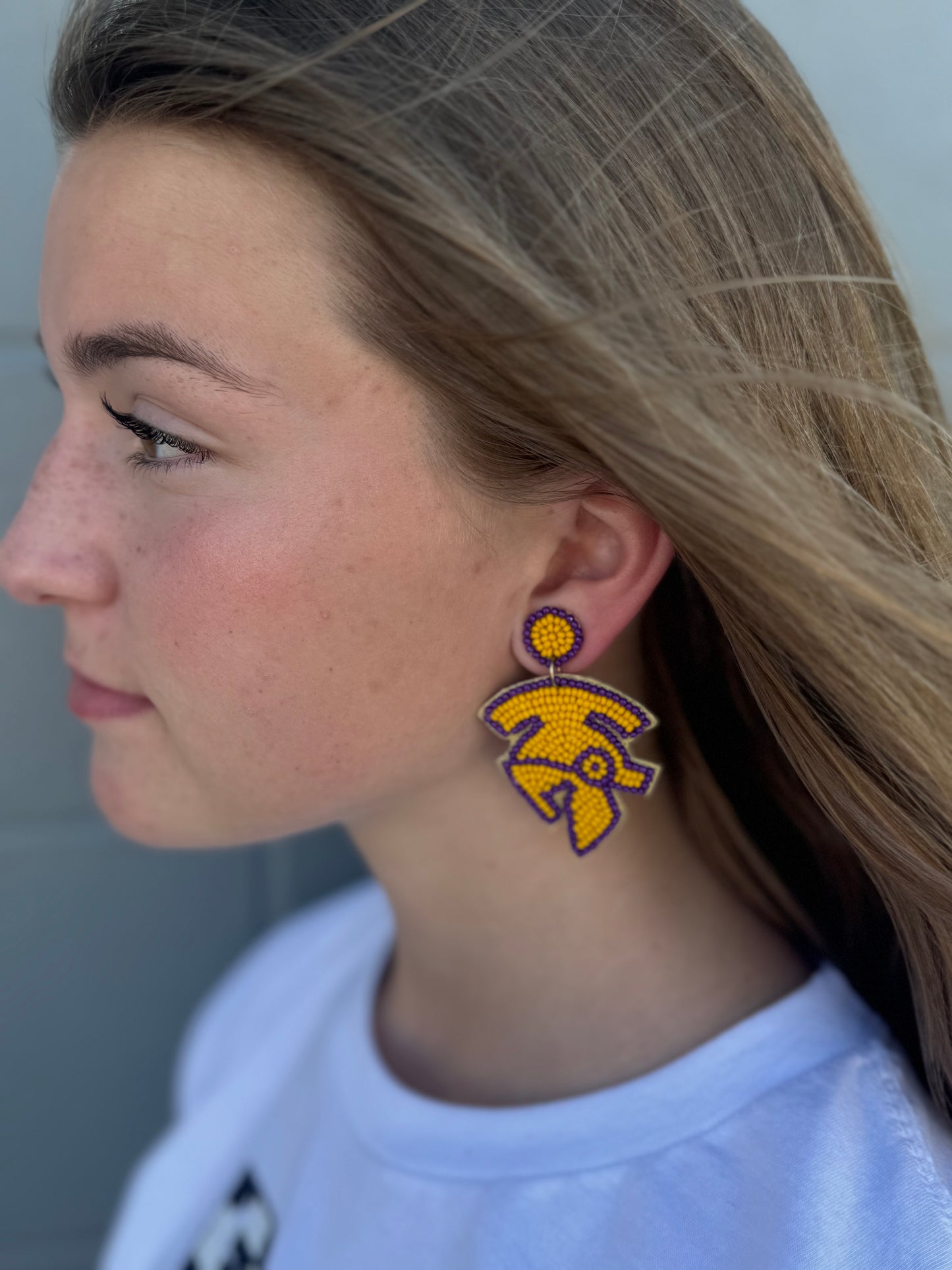 Beaded Warrior Earrings