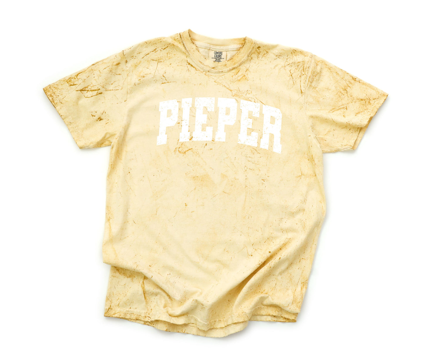 Citrine Color Blast Pieper Collegiate Oversized T-shirt