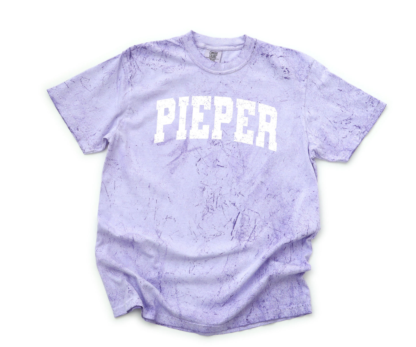 Violet Color Blast Pieper Collegiate Oversized T-shirt