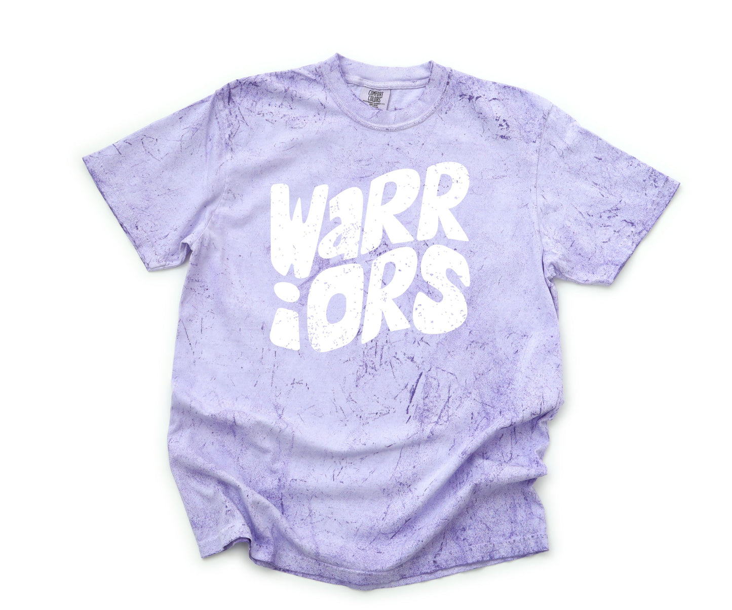 Violet Color Blast Warriors Oversized T-shirt