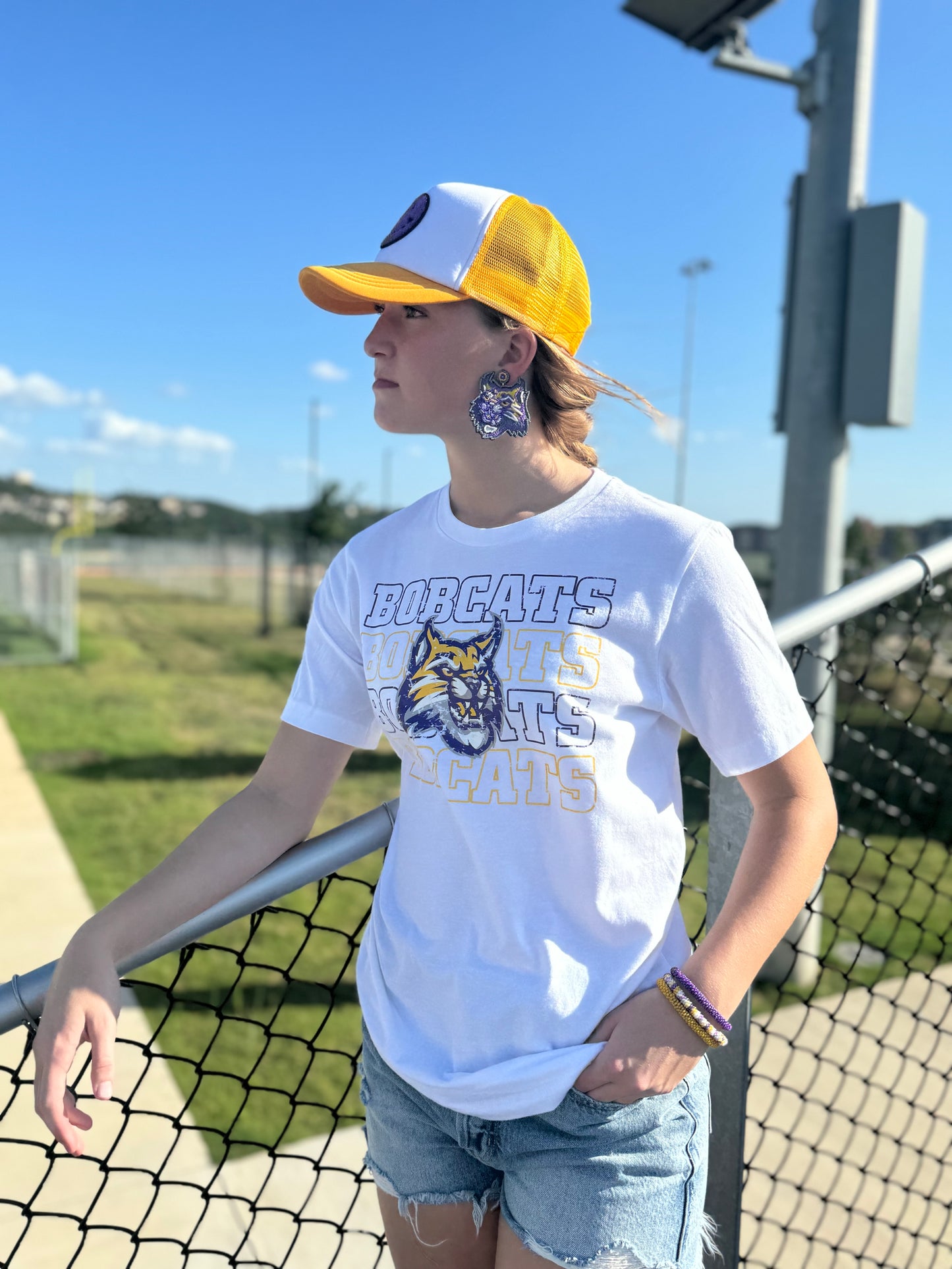 Two Tone Smiley Trucker Hat