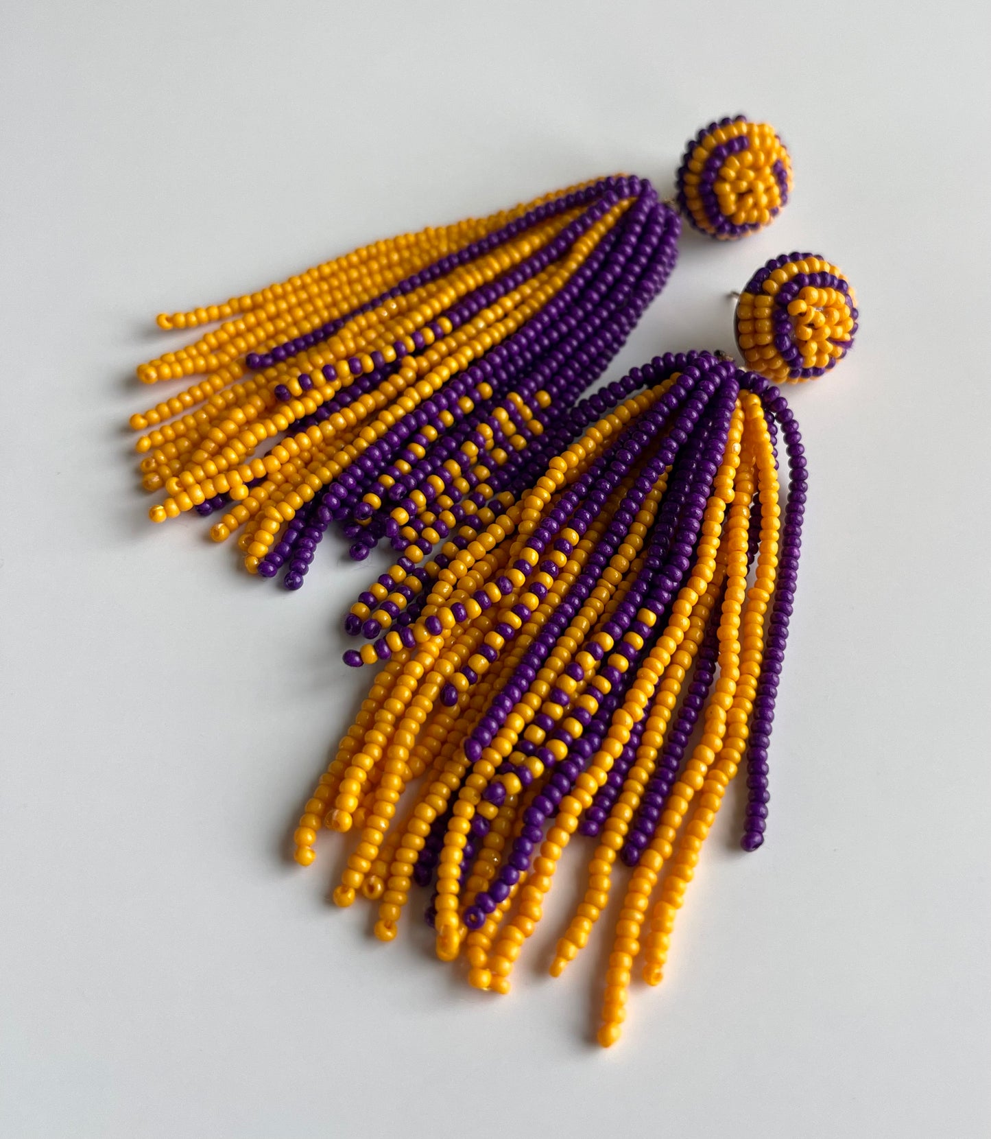 Beaded Tassel Earrings