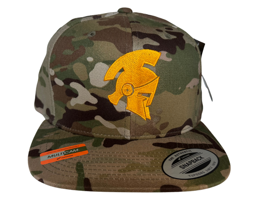 Pieper Green Camo Flat Bill