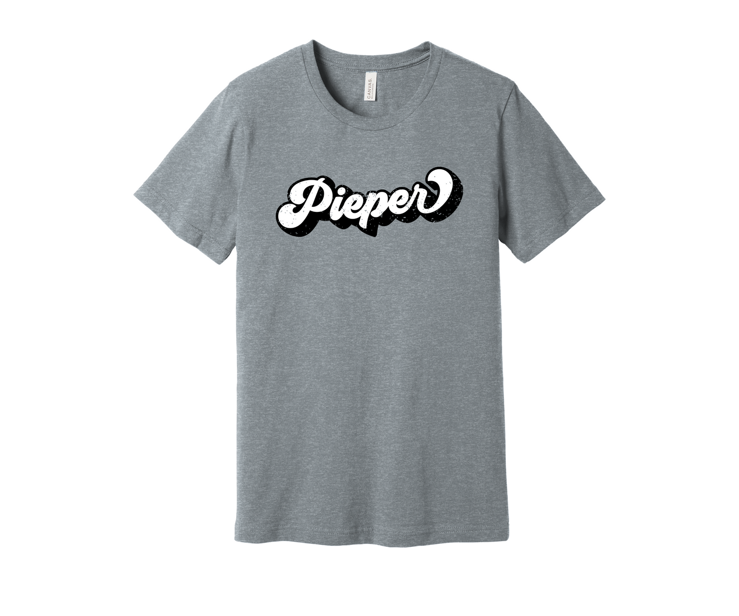 Athletic Grey Pieper Retro T-shirt