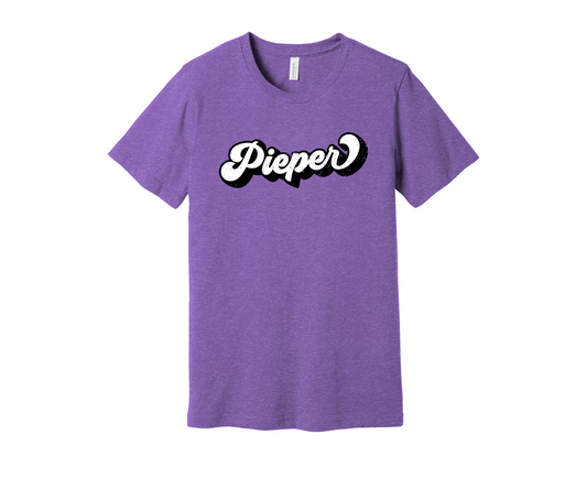 Purple Pieper Retro T-shirt