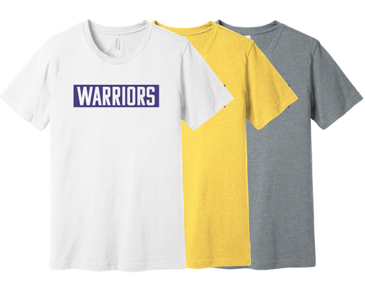 Purple Block Warriors Tee