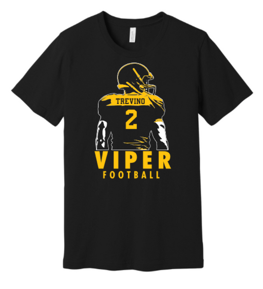 Custom Viper Football Tee