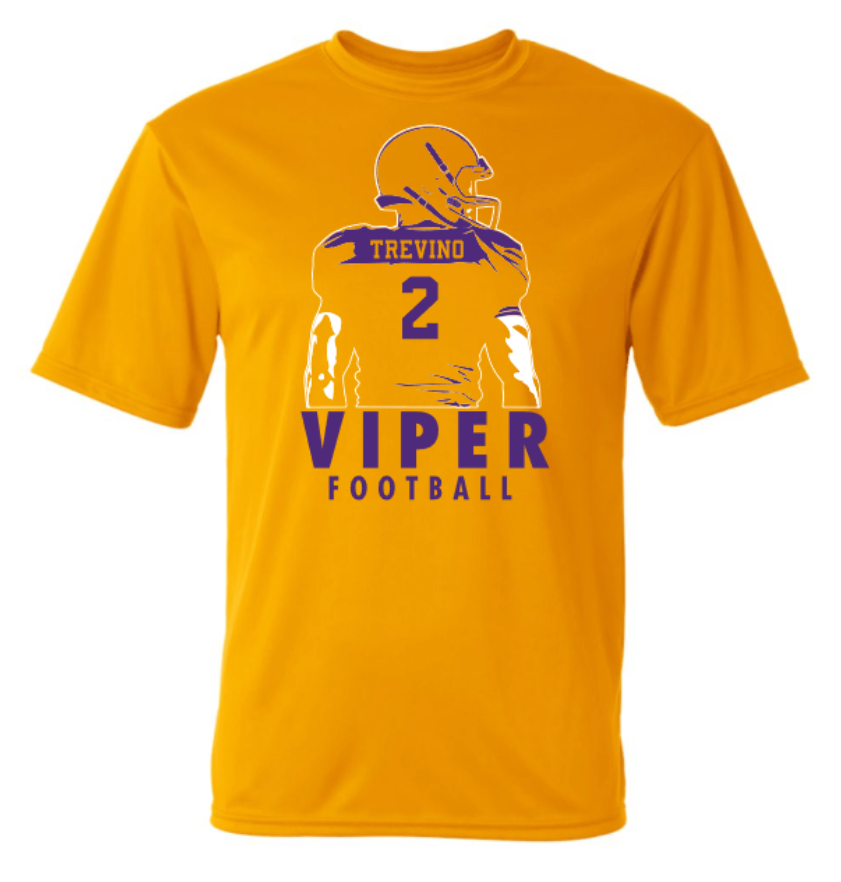 Custom Viper Football Tee