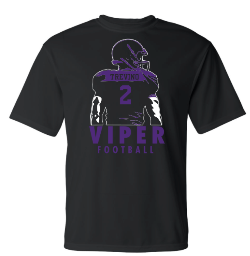 Custom Viper Football Tee