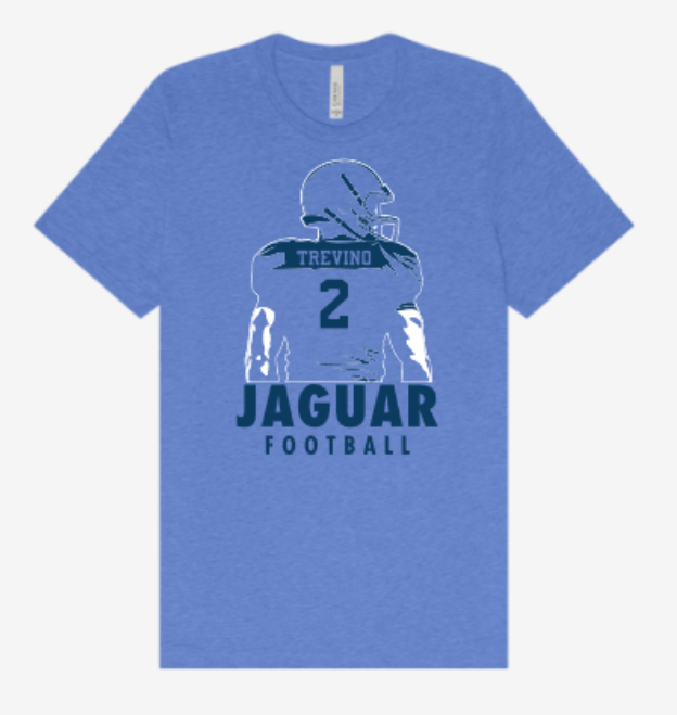 Custom Jaguar Football Tee