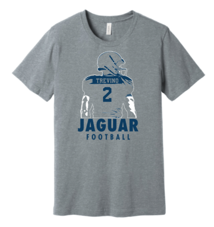 Custom Jaguar Football Tee