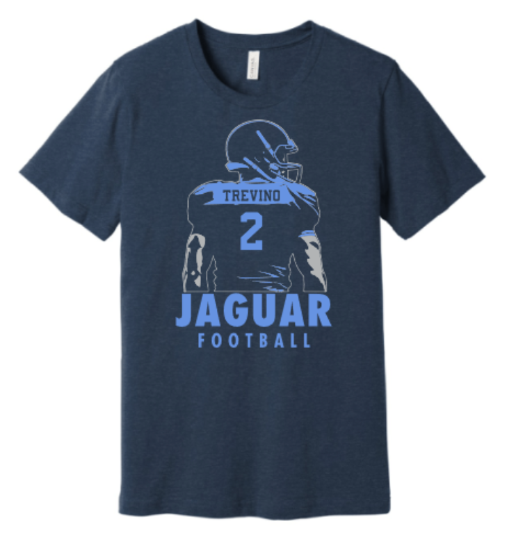 Custom Jaguar Football Tee