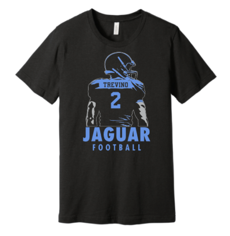 Custom Jaguar Football Tee