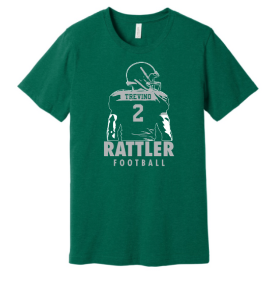 Custom Rattler Football Tee