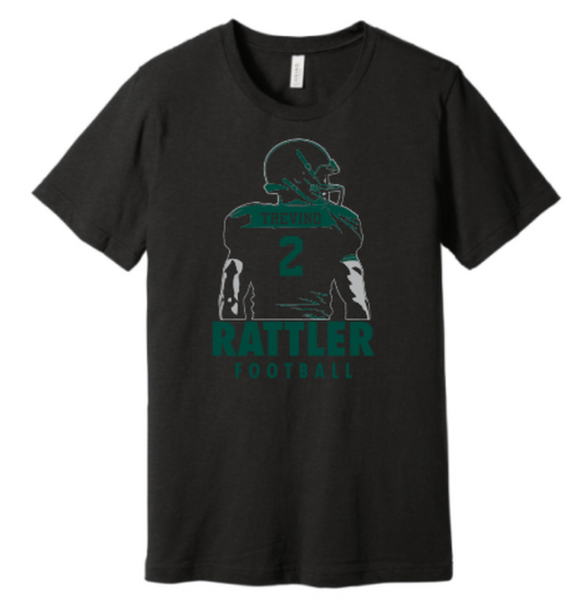 Custom Rattler Football Tee