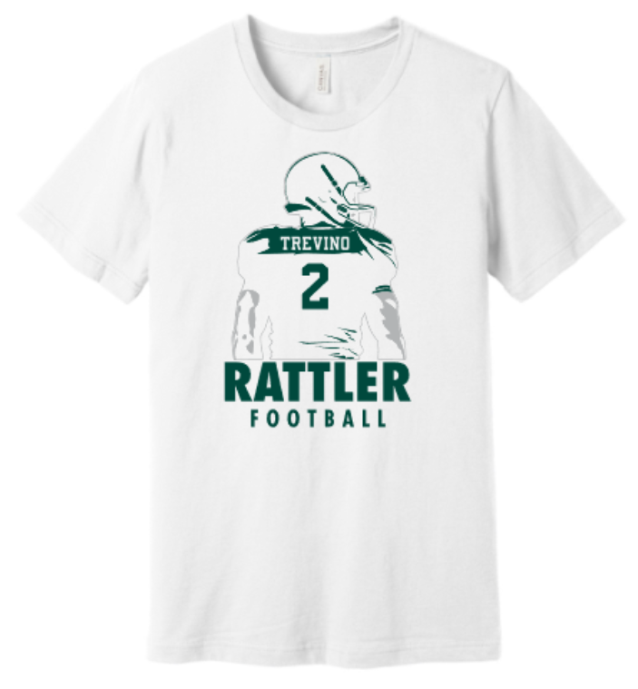 Custom Rattler Football Tee