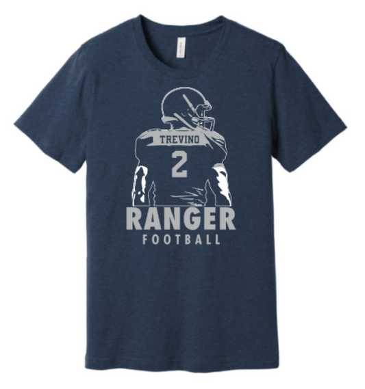 Custom Ranger Football Tee