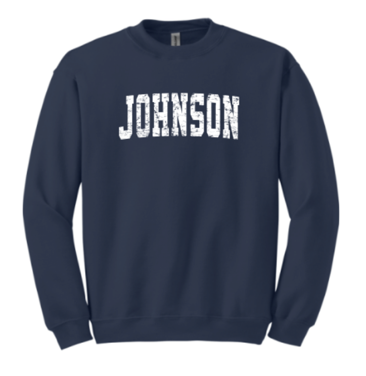 Collegiate Johnson Crewneck Sweatshirt