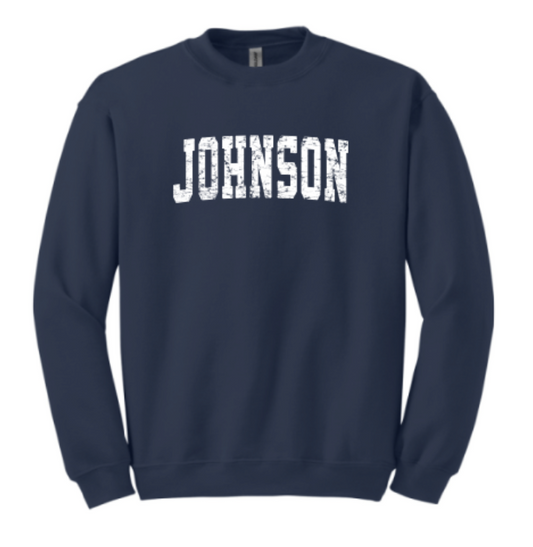 Collegiate Johnson Crewneck Sweatshirt