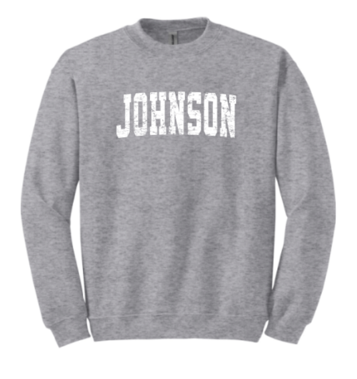 Collegiate Johnson Crewneck Sweatshirt