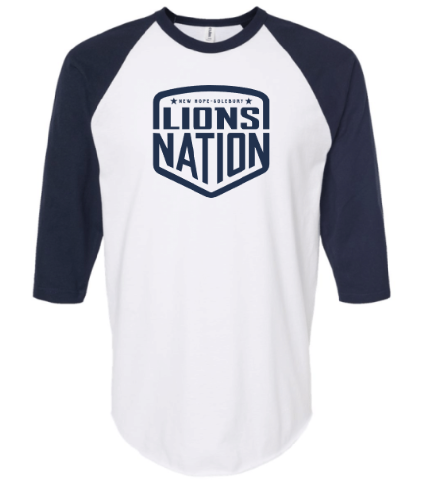 Adult Lions Nation Badge Long Sleeve