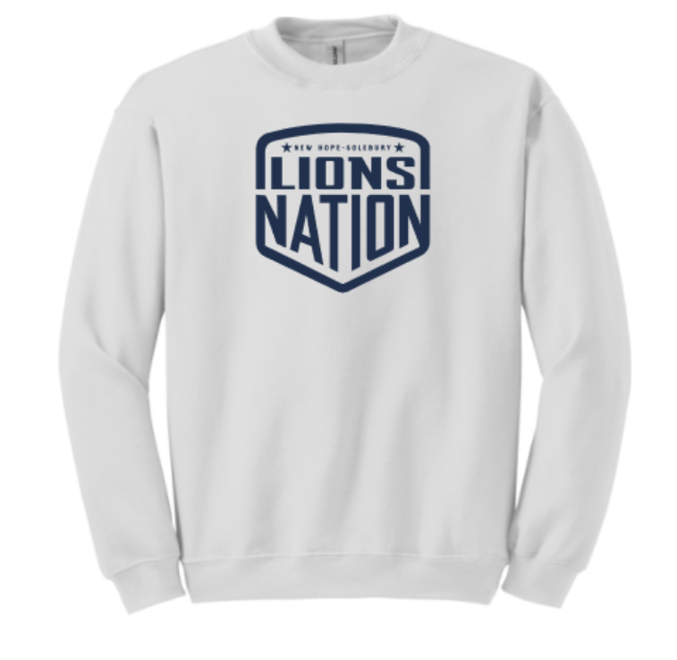 Adult Lions Nation Badge Long Sleeve