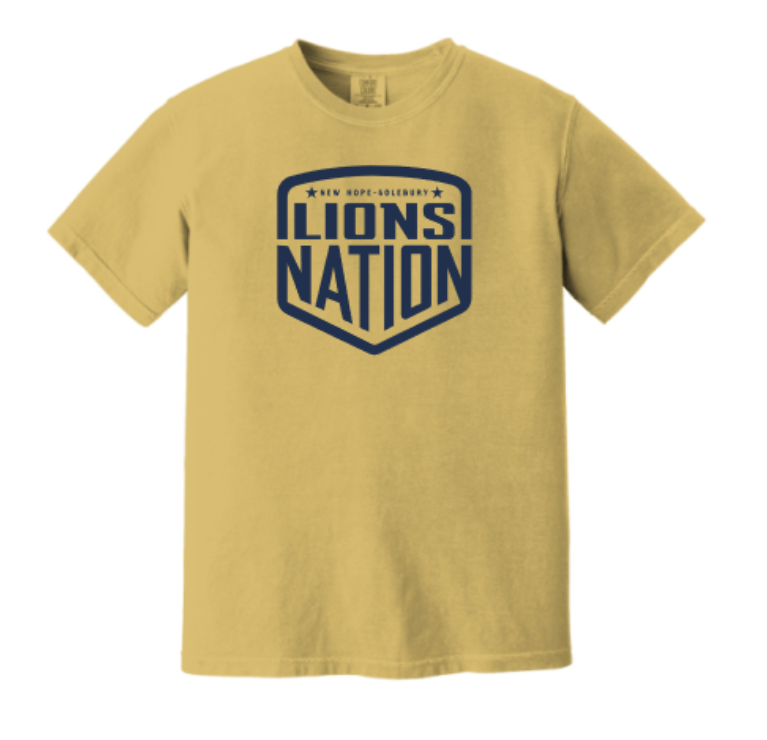 Adult Lions Nation Badge Short Sleeve