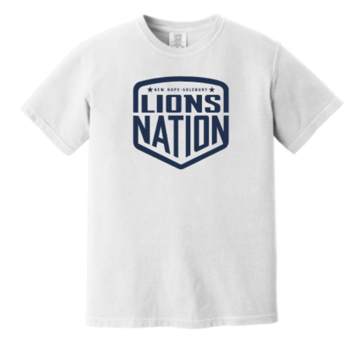 Adult Lions Nation Badge Short Sleeve