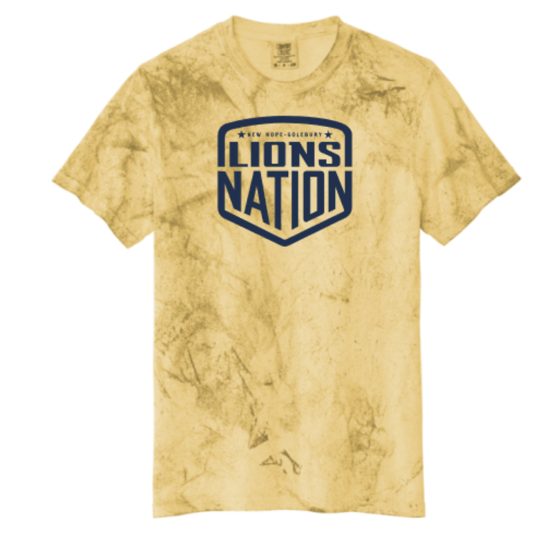 Adult Lions Nation Badge Short Sleeve