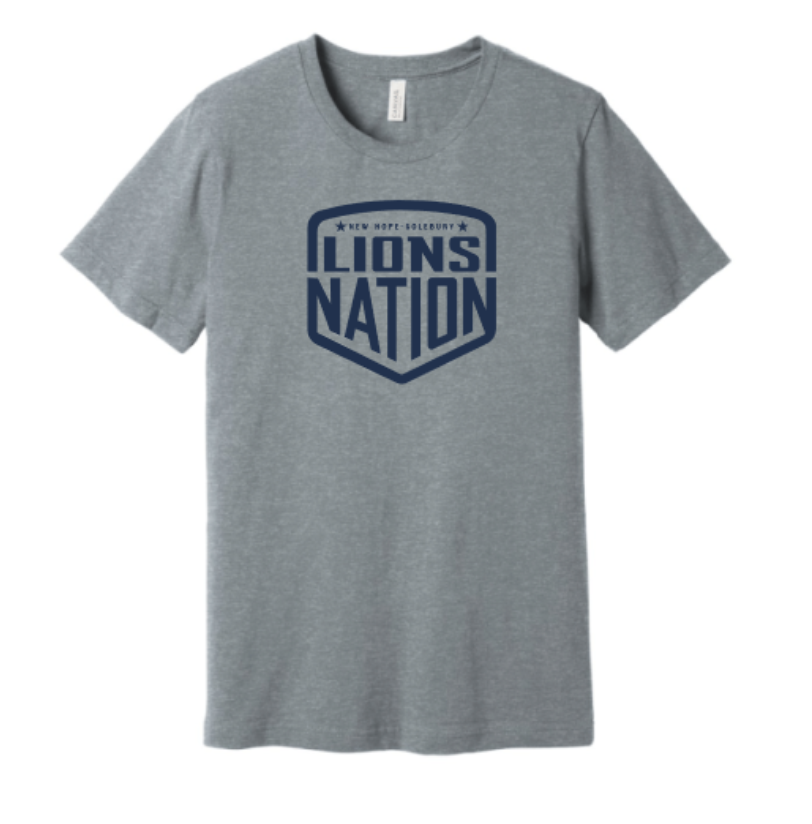 Adult Lions Nation Badge Short Sleeve