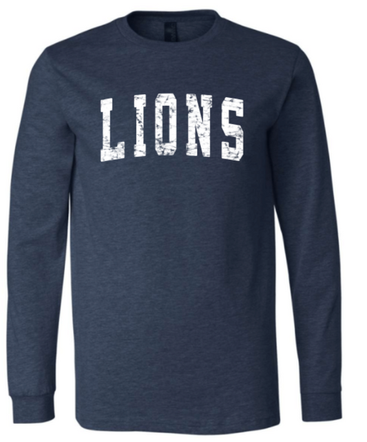 Adult Varsity Lions Long Sleeve