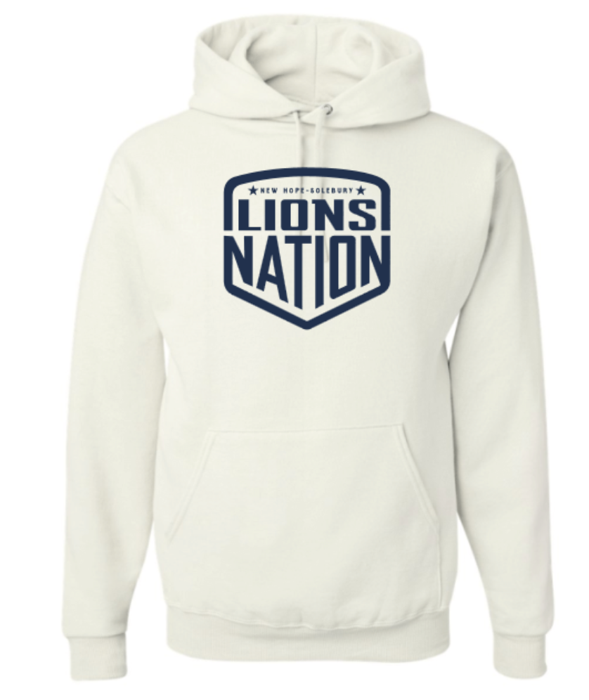 Adult Lions Nation Badge Long Sleeve