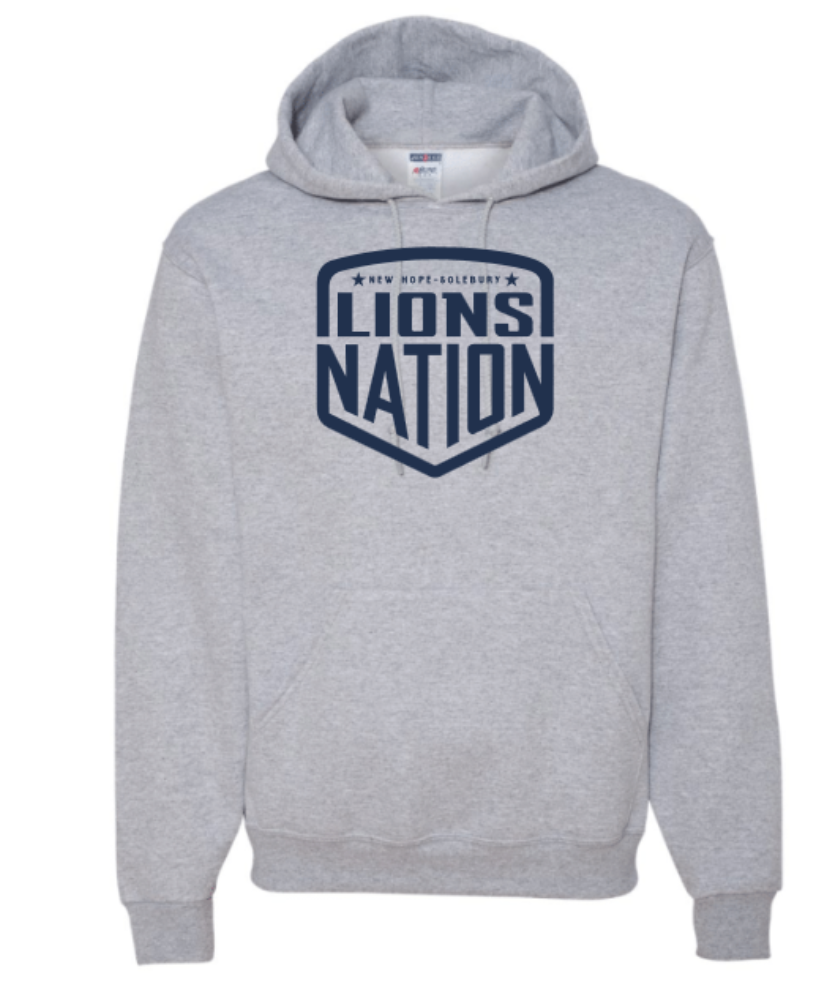 Adult Lions Nation Badge Long Sleeve