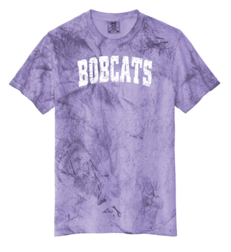 Bobcats Collegiate Color Blast Oversized Tee