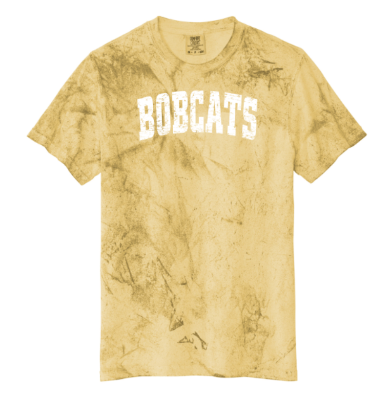 Bobcats Collegiate Color Blast Oversized Tee