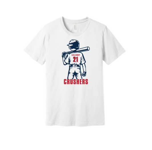 Custom Crushers Baseball Tee