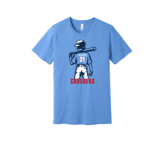 Custom Crushers Baseball Tee