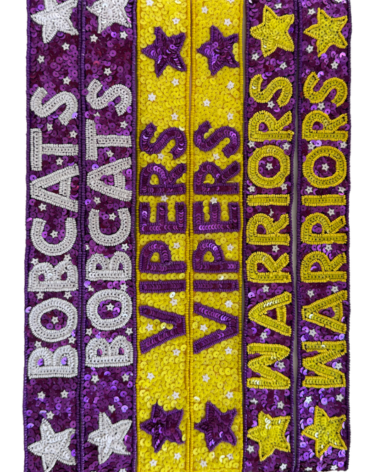 Pieper Nation Sequin Purse Strap