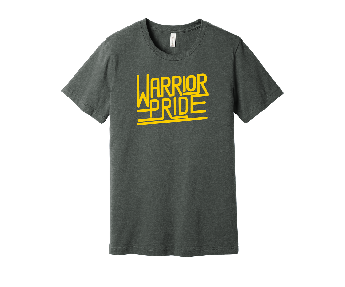 Dark Grey Warrior Pride Retro T-shirt