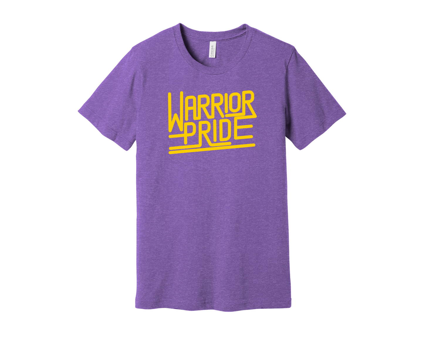 Purple Warrior Pride Retro T-shirt