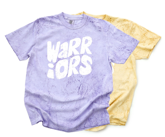 Warriors Color Blast Oversized Tee