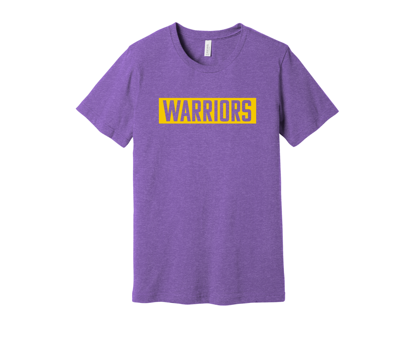 Purple Yellow Block Warrior T-shirt